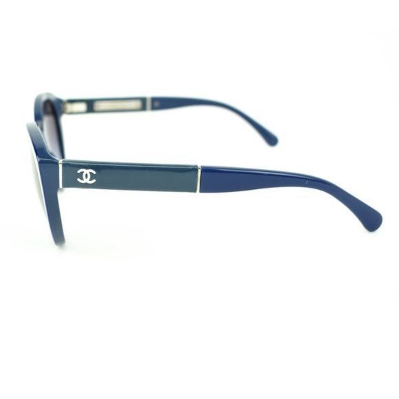 CHANEL: Navy, Patent Leather & CC Sunglasses (la) main image 11